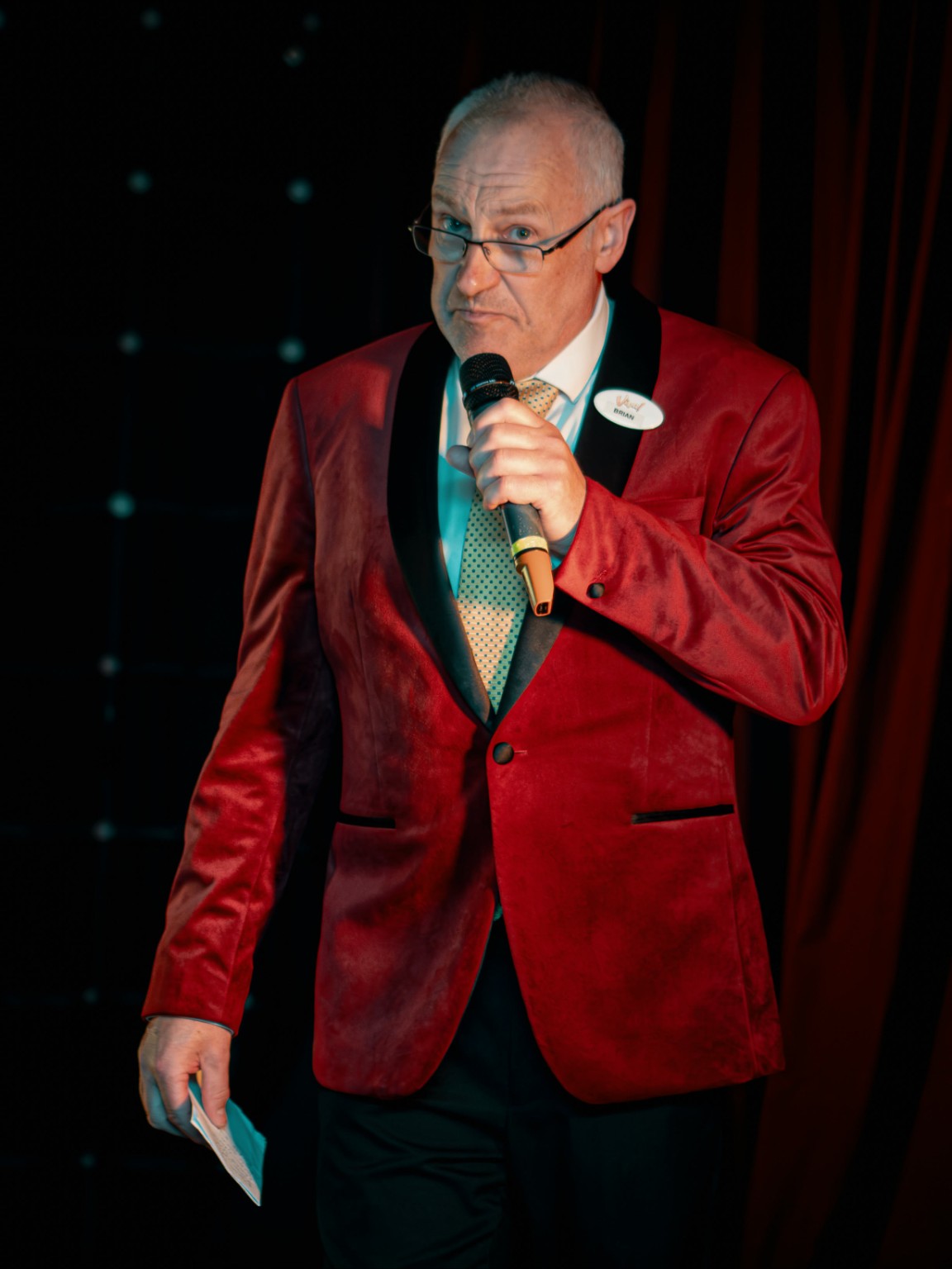 Brian Porter hosting Pat and Nicky's wedding at VIVA Blackpool